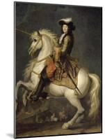 Louis XIV à cheval, roi de France et de Navarre (1638-1715)-René Antoine Houasse-Mounted Giclee Print