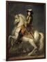 Louis XIV à cheval, roi de France et de Navarre (1638-1715)-René Antoine Houasse-Framed Premium Giclee Print