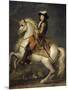 Louis XIV à cheval, roi de France et de Navarre (1638-1715)-René Antoine Houasse-Mounted Premium Giclee Print