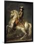 Louis XIV à cheval, roi de France et de Navarre (1638-1715)-René Antoine Houasse-Framed Premium Giclee Print