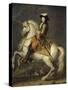 Louis XIV à cheval, roi de France et de Navarre (1638-1715)-René Antoine Houasse-Stretched Canvas