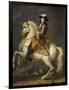 Louis XIV à cheval, roi de France et de Navarre (1638-1715)-René Antoine Houasse-Framed Giclee Print