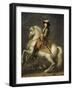 Louis XIV à cheval, roi de France et de Navarre (1638-1715)-René Antoine Houasse-Framed Giclee Print