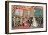 Louis XIV and Felipe Iv-null-Framed Art Print