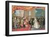 Louis XIV and Felipe Iv-null-Framed Art Print