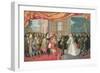 Louis XIV and Felipe Iv-null-Framed Art Print