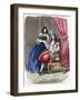 Louis XIV and His Mistress Madame of Montespan (1640-1707)-null-Framed Giclee Print