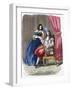 Louis XIV and His Mistress Madame of Montespan (1640-1707)-null-Framed Giclee Print