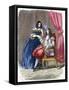 Louis XIV and His Mistress Madame of Montespan (1640-1707)-null-Framed Stretched Canvas