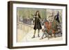 Louis XIV and Jacques Cassini Observing an Eclipse-Stefano Bianchetti-Framed Giclee Print
