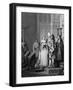 Louis XIV and Maintenon-JM Moreau le Jeune-Framed Art Print