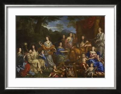 Louis XIV and the Royal Family, 1670' Giclee Print - Jean Nocret |  AllPosters.com