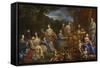 Louis XIV and the Royal Family, 1670-Jean Nocret-Framed Stretched Canvas