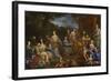 Louis XIV and the Royal Family, 1670-Jean Nocret-Framed Giclee Print