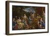 Louis XIV and the Royal Family, 1670-Jean Nocret-Framed Giclee Print