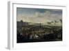 Louis XIV Approaching the Pont Neuf, Paris, 1674-Jan van Huchtenburgh-Framed Giclee Print