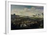 Louis XIV Approaching the Pont Neuf, Paris, 1674-Jan van Huchtenburgh-Framed Giclee Print