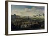 Louis XIV Approaching the Pont Neuf, Paris, 1674-Jan van Huchtenburgh-Framed Giclee Print