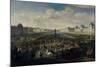 Louis XIV Approaching the Pont Neuf, Paris, 1674-Jan van Huchtenburgh-Mounted Giclee Print