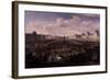 Louis XIV Approaching the Pont Neuf, Paris, 1674-Jan van Huchtenburgh-Framed Giclee Print