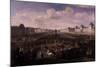 Louis XIV Approaching the Pont Neuf, Paris, 1674-Jan van Huchtenburgh-Mounted Giclee Print