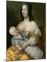 Louis XIV as an Infant with His Nurse Longuet De La Giraudière-Henri Beaubrun-Mounted Giclee Print
