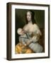 Louis XIV as an Infant with His Nurse Longuet De La Giraudière-Henri Beaubrun-Framed Giclee Print