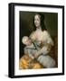 Louis XIV as an Infant with His Nurse Longuet De La Giraudière-Henri Beaubrun-Framed Giclee Print