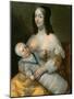 Louis XIV as an Infant with His Nurse Longuet De La Giraudière-Henri Beaubrun-Mounted Giclee Print