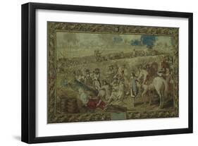 Louis XIV at the Battle of Tournay, June 21, 1667-null-Framed Giclee Print