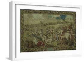 Louis XIV at the Battle of Tournay, June 21, 1667-null-Framed Giclee Print