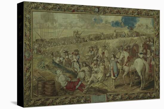 Louis XIV at the Battle of Tournay, June 21, 1667-null-Stretched Canvas