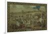 Louis XIV at the Battle of Tournay, June 21, 1667-null-Framed Giclee Print