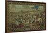 Louis XIV at the Battle of Tournay, June 21, 1667-null-Framed Giclee Print