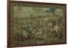 Louis XIV at the Battle of Tournay, June 21, 1667-null-Framed Giclee Print