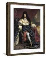 Louis XIV, Called "Le Roi Soleil" (1638-1715)-null-Framed Art Print