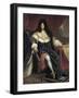 Louis XIV, Called "Le Roi Soleil" (1638-1715)-null-Framed Art Print