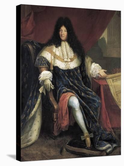 Louis XIV, Called "Le Roi Soleil" (1638-1715)-null-Stretched Canvas