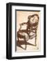 Louis XIV Chair-Rene Stein-Framed Art Print