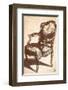 Louis XIV Chair-Rene Stein-Framed Art Print