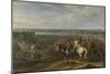 Louis XIV Crossing into the Netherlands at Lobith-Adam Frans van der Meulen-Mounted Art Print