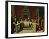 Louis XIV Dining with Moliere, 1837-Jean-Auguste-Dominique Ingres-Framed Giclee Print