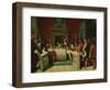 Louis XIV Dining with Moliere, 1837-Jean-Auguste-Dominique Ingres-Framed Giclee Print