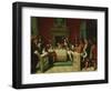 Louis XIV Dining with Moliere, 1837-Jean-Auguste-Dominique Ingres-Framed Giclee Print