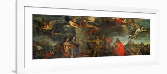 Louis XIV Gices Orders to Attack Four Strongholds in Holland, 1672-Charles Le Brun-Framed Giclee Print