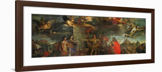 Louis XIV Gices Orders to Attack Four Strongholds in Holland, 1672-Charles Le Brun-Framed Giclee Print