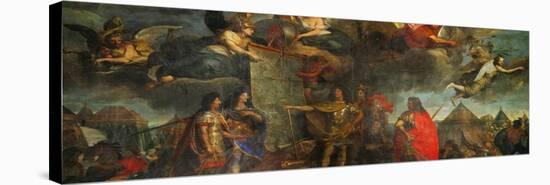 Louis XIV Gices Orders to Attack Four Strongholds in Holland, 1672-Charles Le Brun-Stretched Canvas