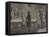 Louis XIV jouant au billard-Antoine Trouvain-Framed Stretched Canvas