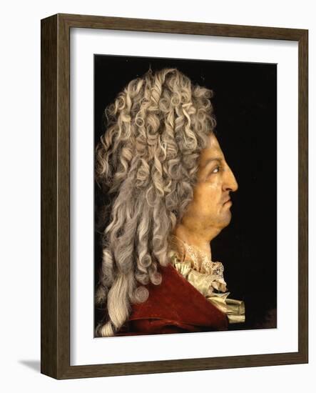 Louis XIV, King of France (1638-171), Ca 1705-Antoine Benoist-Framed Photographic Print