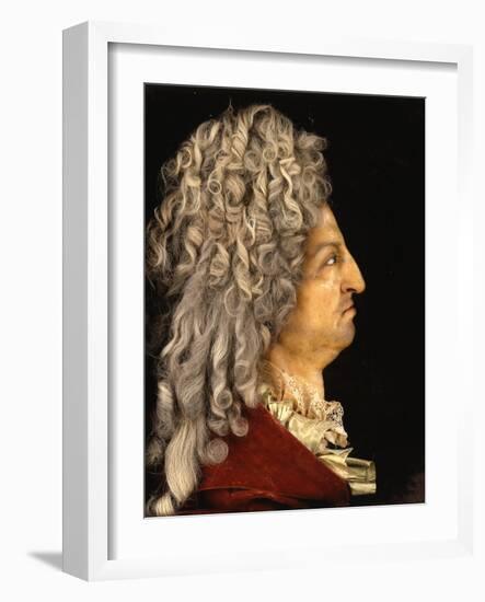 Louis XIV, King of France (1638-171), Ca 1705-Antoine Benoist-Framed Photographic Print